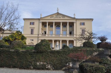 CASTAGNETO PO, ITALY - 25 Mart 2023 Villa Cimena Evi