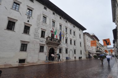 TRENTO, ITALY - MAY 10, 2023: Palazzo Thun palace clipart