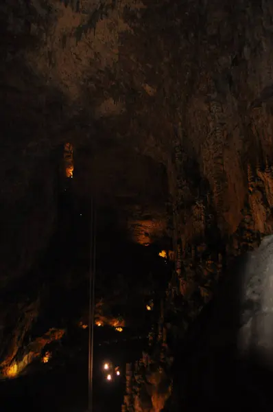 Grotta Gigantische Vertaling Reuzengrot Triëst Italië Stockafbeelding