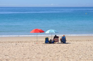 BOLONYA, İSPAN - 31 AĞUSTOS 2023: Sahil manzarası