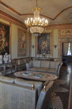 CASTAGNETO PO, ITALY - 25 Mart 2023 Villa Cimena Evi