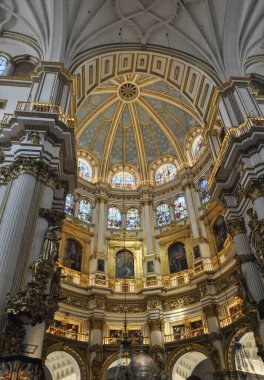 Granada, İspanya - 24 Ağustos 2023 Capilla Real de Granada çevirisi Royal Chapel