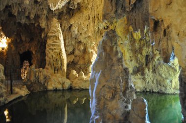 GENOA, ITALY - OCTOBER 01, 2023: Caves at Villa Durazzo Pallavicini gardens clipart