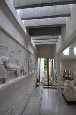POSSAGNO, İtalya - 11 Mayıs 2023: Müze Gypsotheca Antonio Canova Müzesi