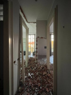 İnşaat işleri için inşaat alanı.