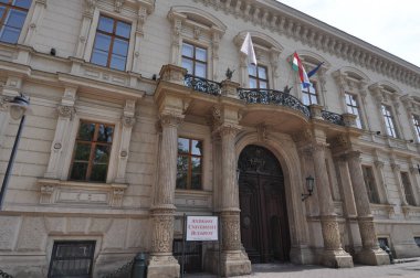 BUDAPEST, HUNGARY - 27 Haziran 2024: Andrassy Üniversitesi