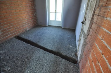 İnşaat işleri için inşaat alanı.