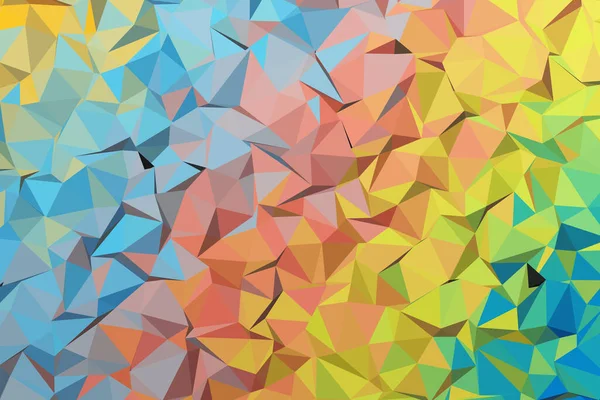 Streszczenie Low Poly Gradient Color Triangles Tło Tekstury Ekstremalne Zbliżenie — Zdjęcie stockowe