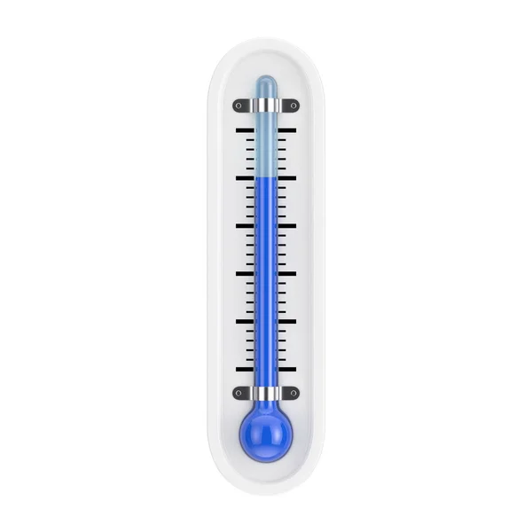Thermometer Voor Buiten Een Witte Achtergrond Rendering — Stockfoto