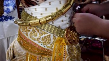 Sanat kültürü Tayland Edebiyat dalında maskeli khon dansı Ramayana, Tayland kültürü Khon, Vintage tarzı, Tayland