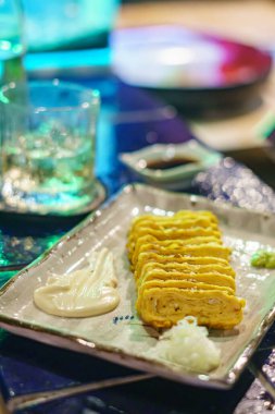 Tamako Yaki, Japon omleti ya da tatlı yumurta parçalarına ayrılmış..