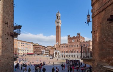 Siena, İtalya - Piazza del Campo