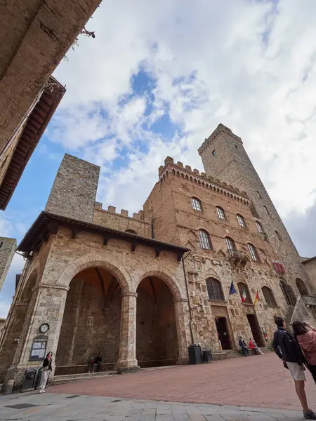 San Gimignano Toscana Itália Fotos De Bancos De Imagens Sem Royalties
