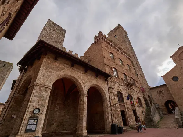 San Gimignano Toscana Itália Imagens De Bancos De Imagens