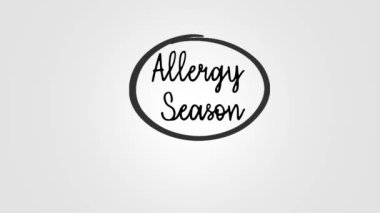 Alerji Sezonu kelime haritası - birçok alanda alerji Şubat ayında başlar