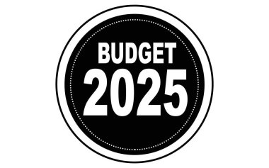 Tek Renkli Dairesel Simge Biçiminde 2025 Bütçe Planlama Tasarımı