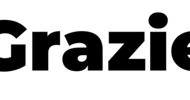 Birden fazla dil zıplayan metin efektiyle teşekkür eder