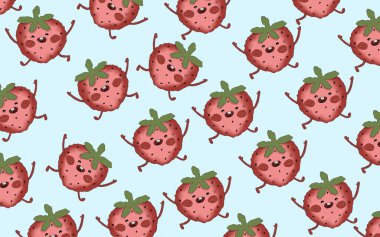 Sevimli Mutlu Çilek Çizgi Filmi Karakteri