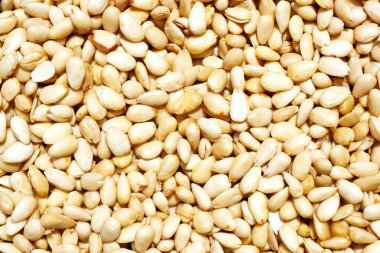 Doğal Işıkta Kabuklu Bademlerin Yakın Çekimi Desenli Doku Oluşturuyor