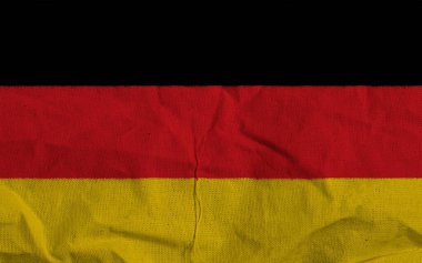 Siyah sarı ve kırmızı yatay çizgili Almanya bayrağı