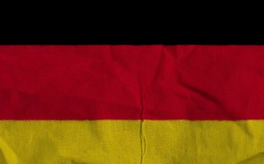 Siyah sarı ve kırmızı yatay çizgili Almanya bayrağı