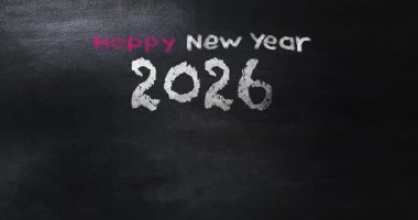 Mutlu Yıllar 2026 Kutlama Yükleme Çubuğu Konseptiyle Geri sayım