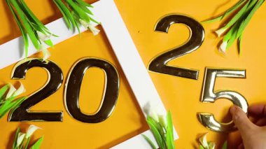 Parlak Altın Rakamlar Yeşillik ile 2026 Yılını Temsil Edildi