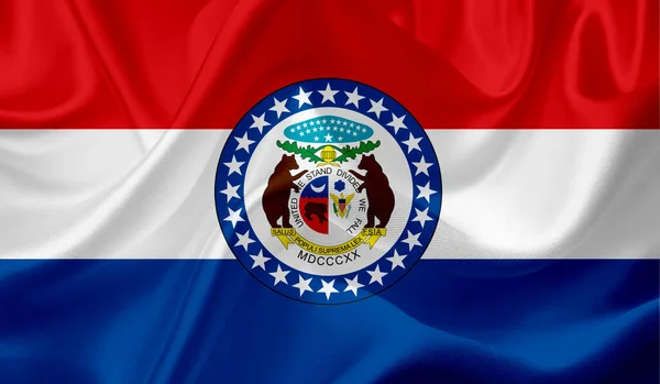 Amerikaanse Staatsvlaggen Hoge Kwaliteit — Stockfoto