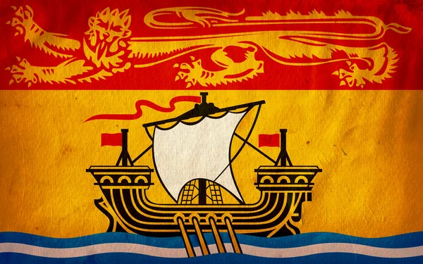 Flaga Kanadyjskich Prowincji Zabytkowym Gobelinie Zdjęcie Wysokiej Jakości Wysokiej Jakości — Zdjęcie stockowe