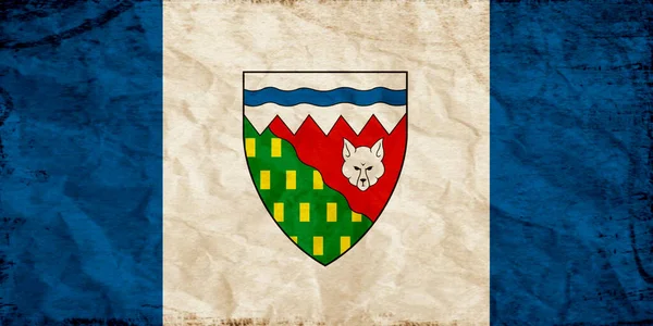 Флаг Канадских Провинций Старинном Пергаменте Фото Высокого Качества Фото Высокого — стоковое фото