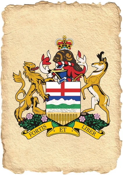 Kappa Från Kanadas Provinser Pergament Hög Kvalitet Högkvalitativt Foto — Stockfoto