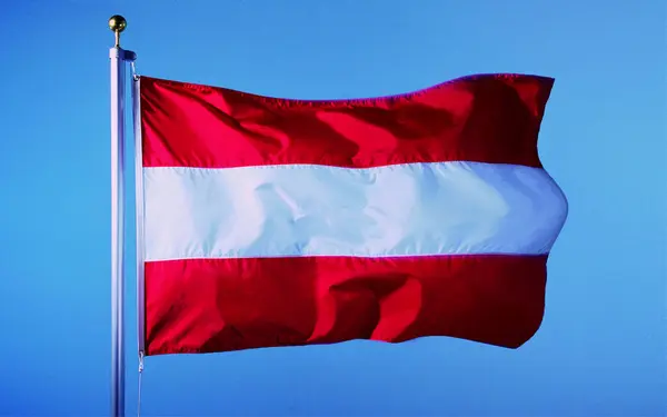 Austria National Flag Country High Quality High Quality Illustration — Stock Photo, Image
