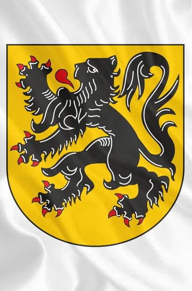 Wappen Des Königreichs Belgien Eine Souveräne Macht Westeuropa Hohe Qualität — Stockfoto