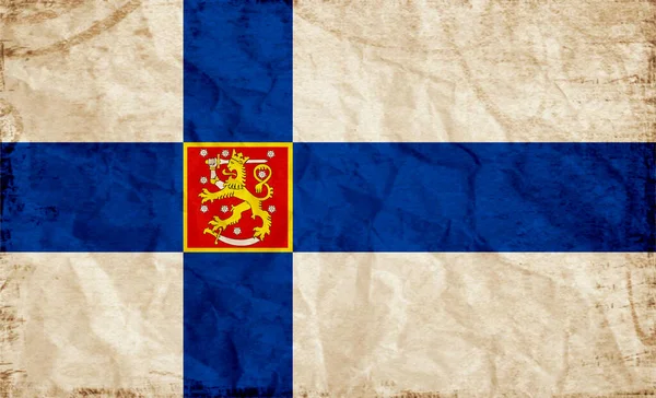 Finlandiya Cumhuriyeti bayrağı, Kuzey Avrupa 'da bir ülkedir. yüksek kalite