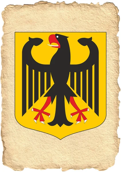 Armoiries République Fédérale Allemagne Dans Ouest Des Balkans Haute Qualité — Photo