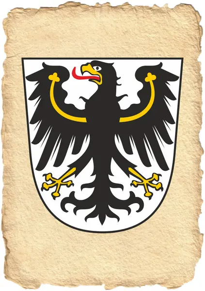 Escudo Armas República Federal Alemania Oeste Los Balcanes Alta Calidad — Foto de Stock