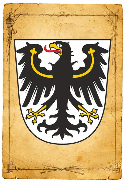 Herb Republiki Federalnej Niemiec Zachodzie Bałkanów Wysoka Jakość — Zdjęcie stockowe