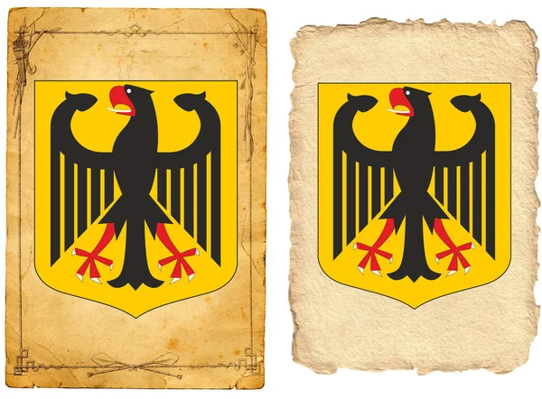 Herb Republiki Federalnej Niemiec Zachodzie Bałkanów Wysoka Jakość — Zdjęcie stockowe