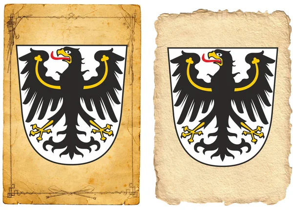 Németországi Szövetségi Köztársaság Címere Balkántól Nyugatra Kiváló Minőség — Stock Fotó