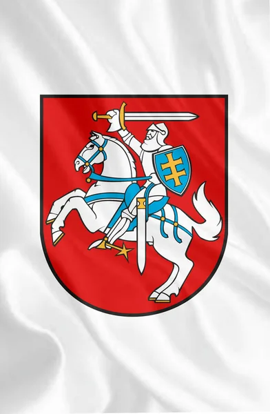 Герб Литовской Республики Государство Европе Высокое Качество — стоковое фото