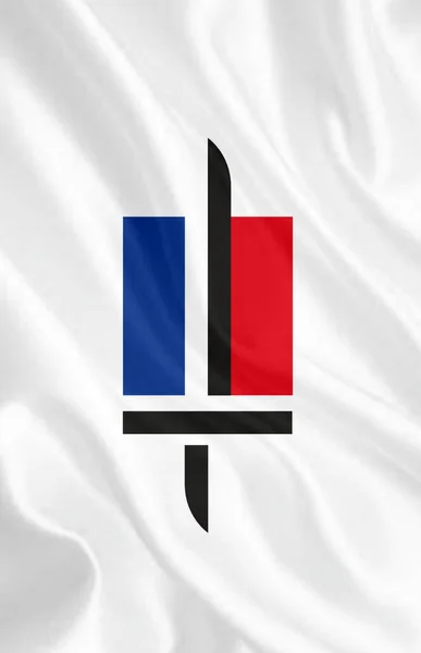Das Wappen Der Republik Frankreich Ist Ein Land Europa Hohe — Stockfoto