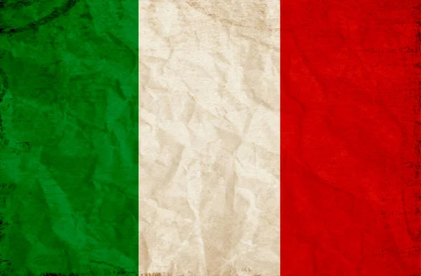 Die Flagge Der Republik Italien Ist Ein Land Europa Hohe — Stockfoto