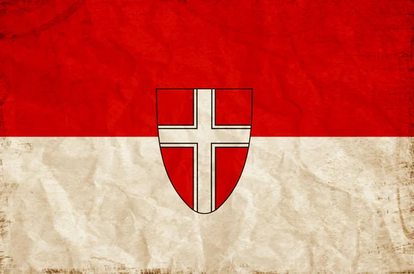 Прапор Австрійської Республіки Влада Центральній Європі Суверенна Держава Європі — стокове фото