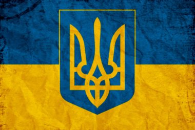 Yenilmez Ukrayna bayrağı. Dünyanın özgür ülkesi. yüksek kalite