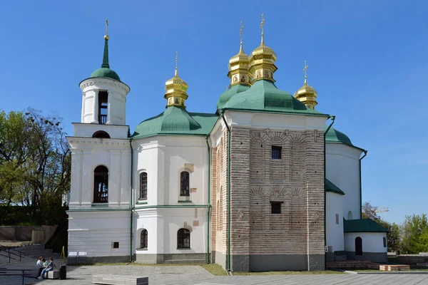 Древняя Церковь Спасителя Берестове Киев Украина Лето 2022 Года — стоковое фото