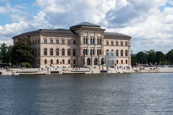 stock image Stockholm, Sweden - July 6th 2023 - View towards Swedish National Museum