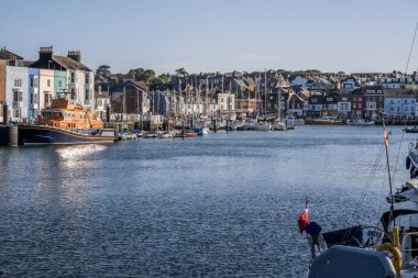 Güney-Batı İngiltere 'de Dorset, Weymouth Limanı
