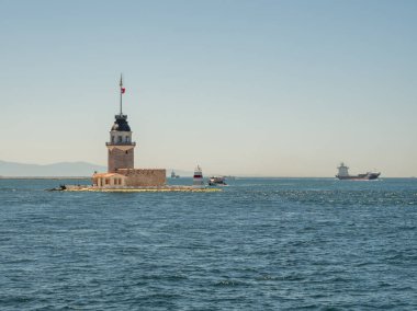 Türkiye 'de İstanbul' da Bakire Kulesi