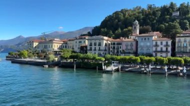 Bellagio İtalya 'da Como Gölü' nde