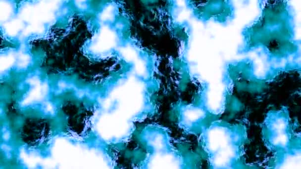 Visualisation Couleur Bleue Noire Mouvement Des Neurones Motion Travail Cerveau — Video